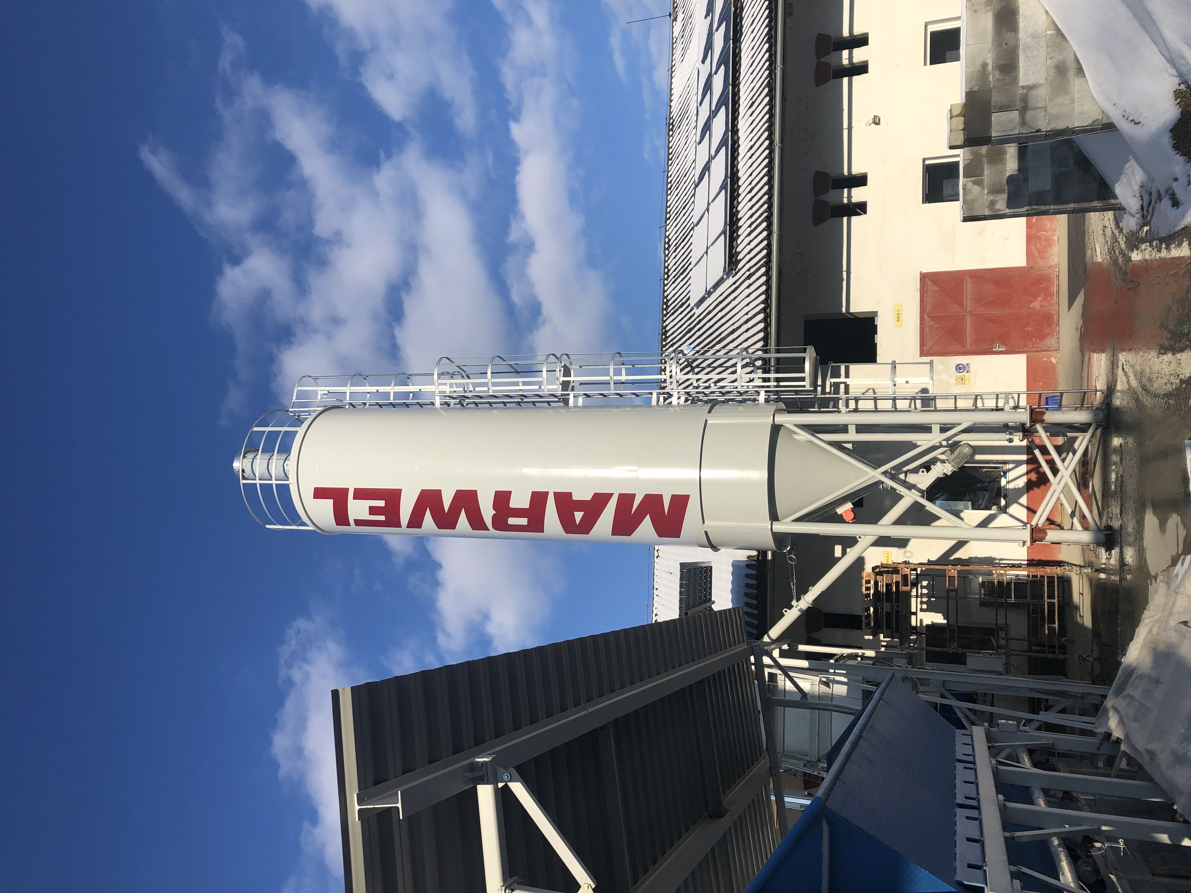 Novinka v areálu společnosti MARWEL  - nové silo